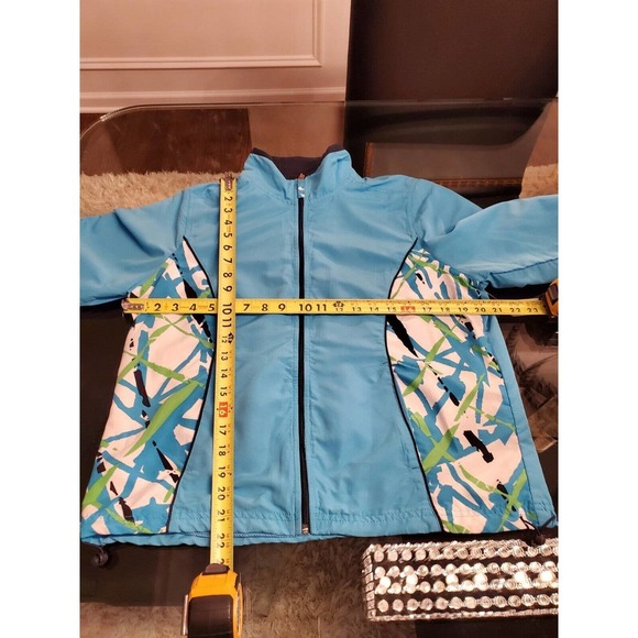 Threehearts Women's Blue Polyester Long Sleeve Jacket & Trouser 2 Piece Suit PL - Picture 11 of 12